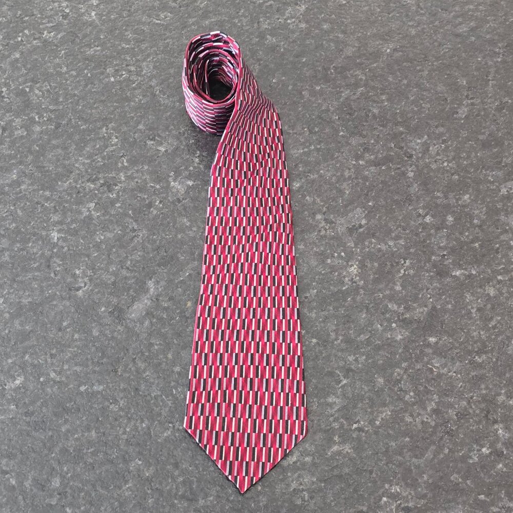 Stafford Men's Tie, 100% Silk, Extra Long